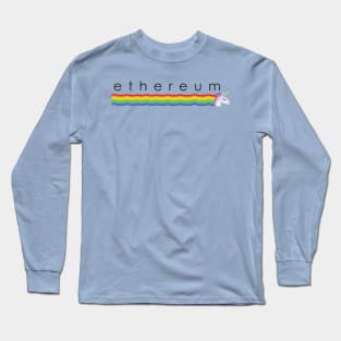 Ethereum unicorn Long Sleeve T-Shirt